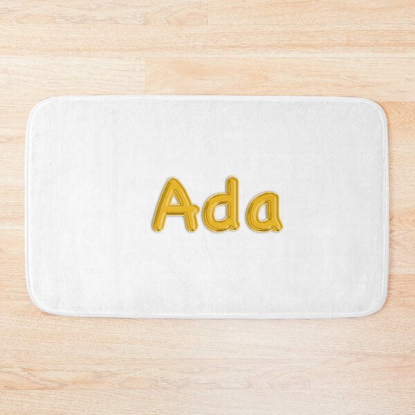 Item preview, Golden Balloon Foil Ada Name Label  designed and sold by NormadWorld.