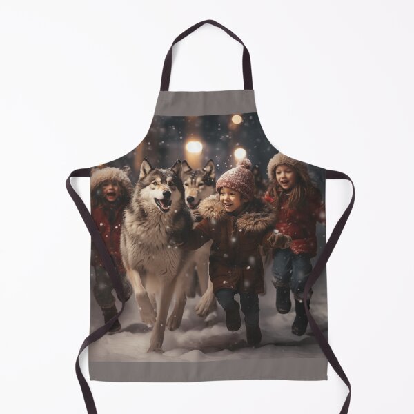 Item preview, Children playing with wolves designed and sold by Dadziosz.