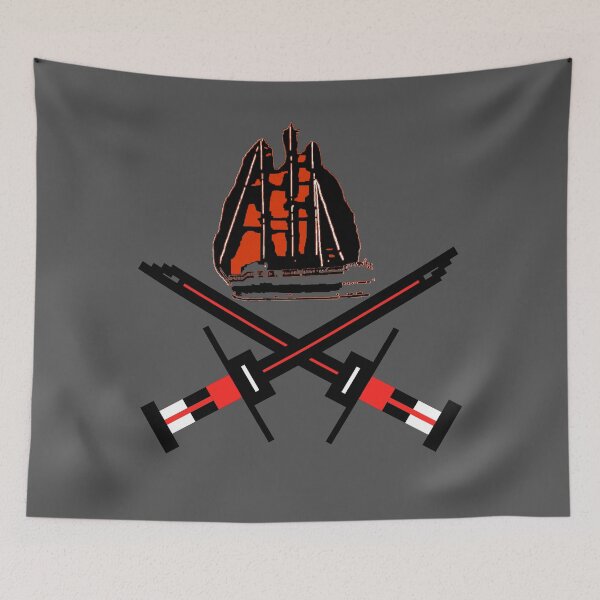 Item preview, sword art battle weapons pirate ship fantasy design designed and sold by 4rpixs.