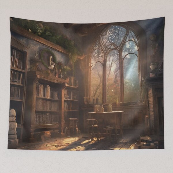 Item preview, Magical, mystery, fairy, scene designed and sold by Barbara Burgess.