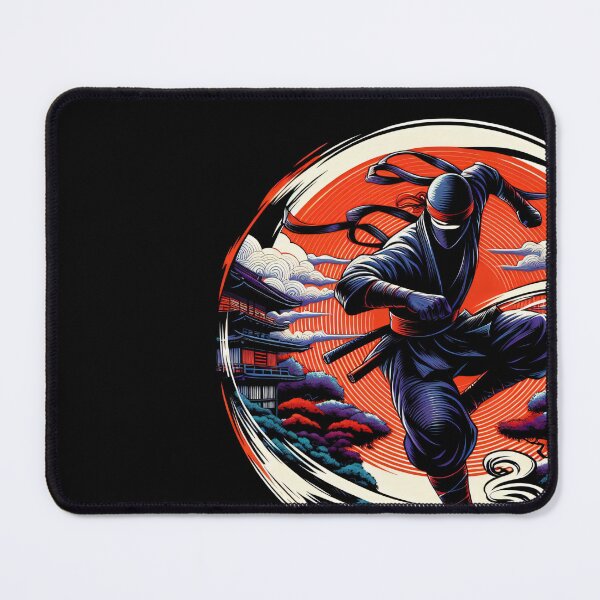 Item preview, Ninjutsu Fighter Japanese Ninja Circle Design designed and sold by RedDesignSyc.