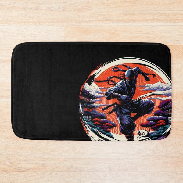 Item preview, Ninjutsu Fighter Japanese Ninja Circle Design designed and sold by RedDesignSyc.
