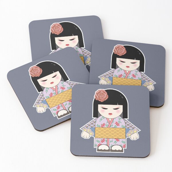 Item preview, Japanese girl in purple designed and sold by Printuna.