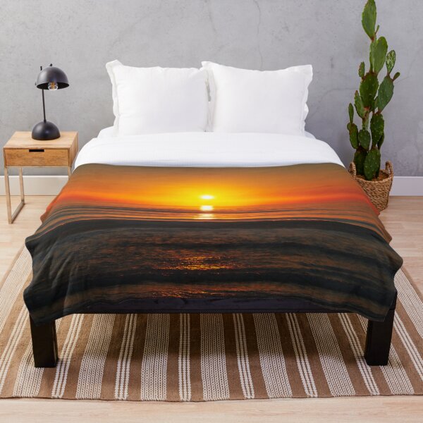 Item preview, Golden Beach Sunset Over Ocean Horizon designed and sold by Marco Sales.