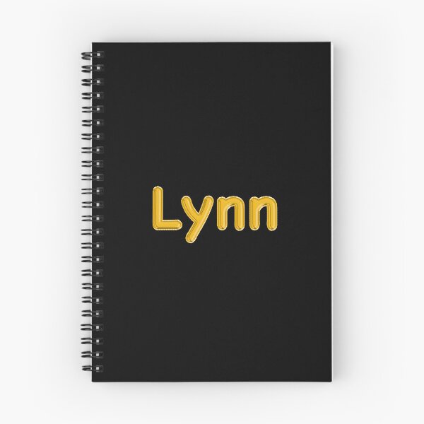 Item preview, Golden Balloon Foil Lynn Name Label - (Black) designed and sold by NormadWorld.