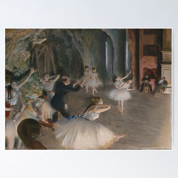 edgar degas art, edgar degas dance, edgar degas paintings Poster