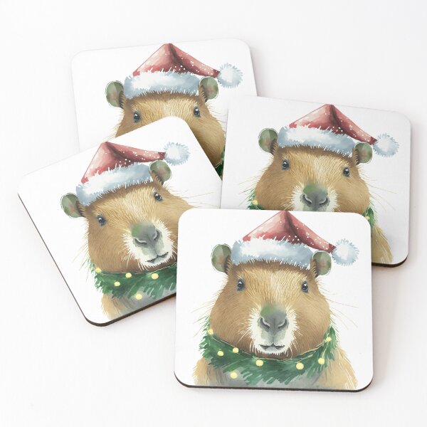 Item preview, Christmas Capybara  designed and sold by Len-adeu.