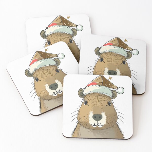 Item preview, Christmas Capybara  designed and sold by Len-adeu.