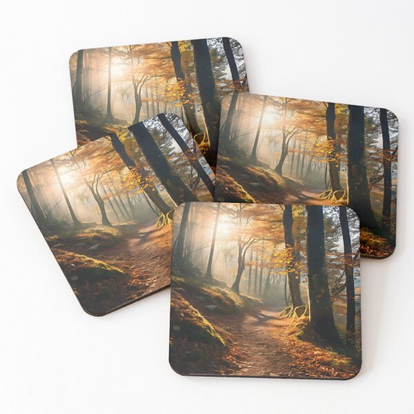 Item preview, Autumn Hike in a Misty Forest designed and sold by Shirtastically.