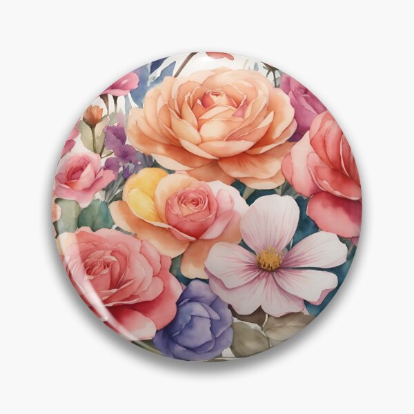 Item preview, Vibrant Floral Symphony Watercolor designed and sold by Neranchara.