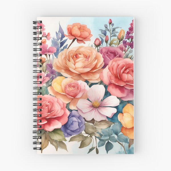 Item preview, Vibrant Floral Symphony Watercolor designed and sold by Neranchara.