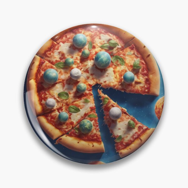 Item preview, Pizza Planet: Planets made of pizza slices orbiting in space. designed and sold by CristyAV.