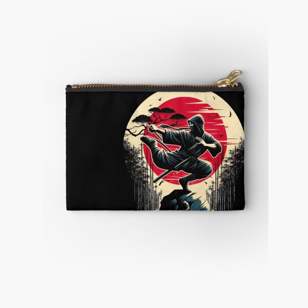 Item preview, Ninjutsu Fighter japanese Flag Bambus Design designed and sold by RedDesignSyc.