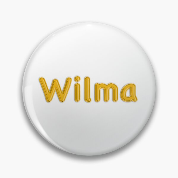 Item preview, Etiqueta Para Nombre Wilma de lámina de globo dorado designed and sold by NormadWorld.