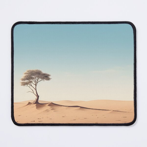 Item preview, Minimalism photo of a lonely tree in the desert - Landscape photography designed and sold by TheArtistOf2022.