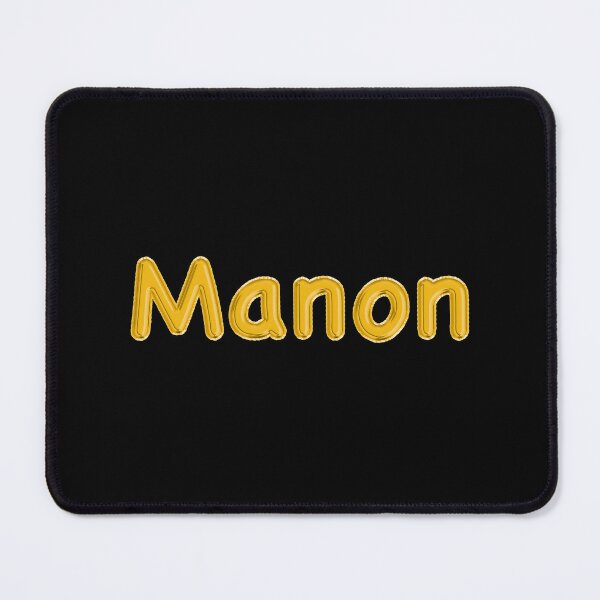 Item preview, Golden Balloon Foil Manon Name Label - (Black) designed and sold by NormadWorld.