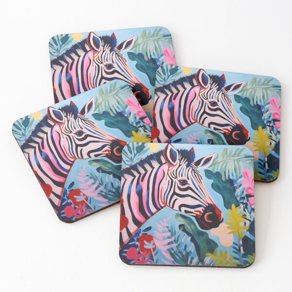 Item preview, Wild Colorful Zebra designed and sold by oioioi-studio.