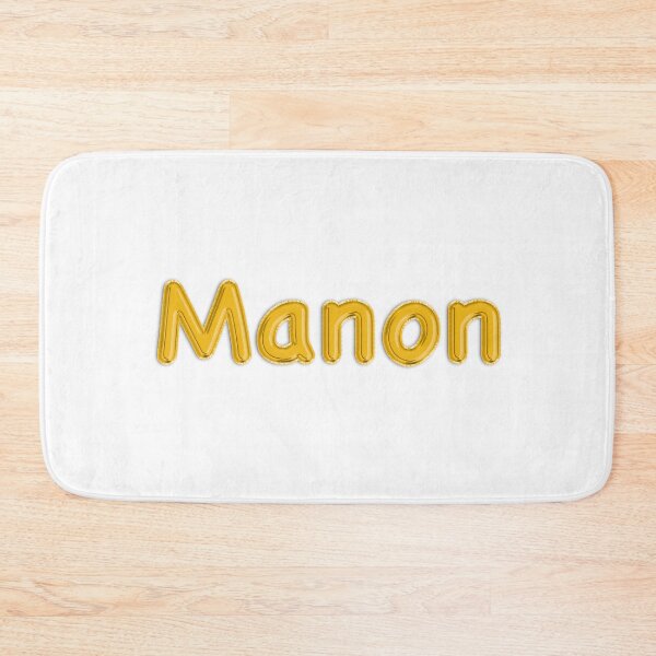 Item preview, Golden Balloon Foil Manon Name Label designed and sold by NormadWorld.