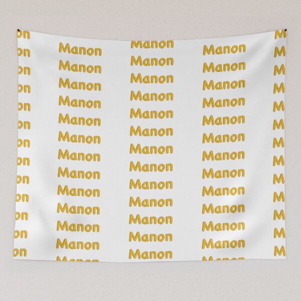 Item preview, Golden Balloon Foil Manon Name Label designed and sold by NormadWorld.