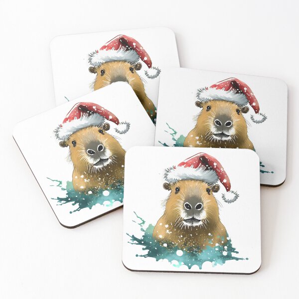 Item preview, Christmas Capybara  designed and sold by Len-adeu.