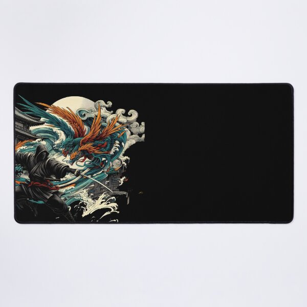 Item preview, Ninjutsu Fighter japanese Dragon Design designed and sold by RedDesignSyc.
