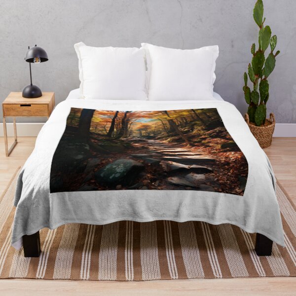 Item preview, Autumn Hike Through Serene Forest designed and sold by Shirtastically.