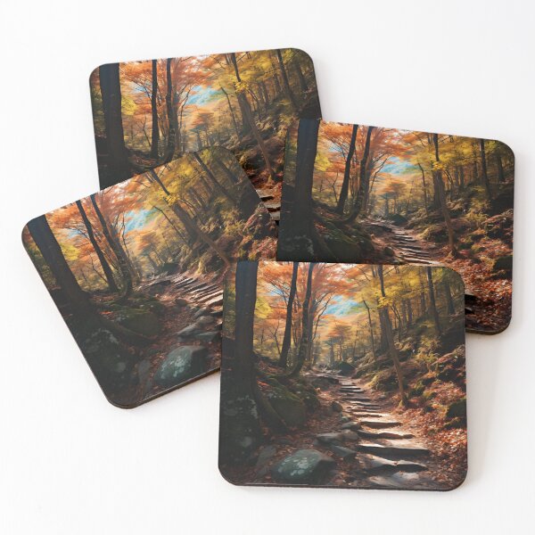 Item preview, Autumn Hike Through Serene Forest designed and sold by Shirtastically.