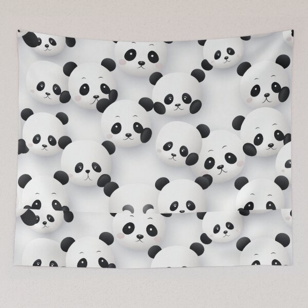 Item preview, Panda Patches Panda Palette panda pattern  designed and sold by PetPalsEmporium.
