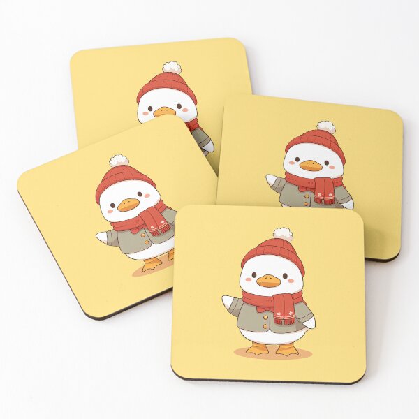 Item preview, Cute Christmas White Duck designed and sold by KAI-Studio.