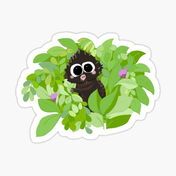 Dusky Leaf South East Asian Monkey Sticker