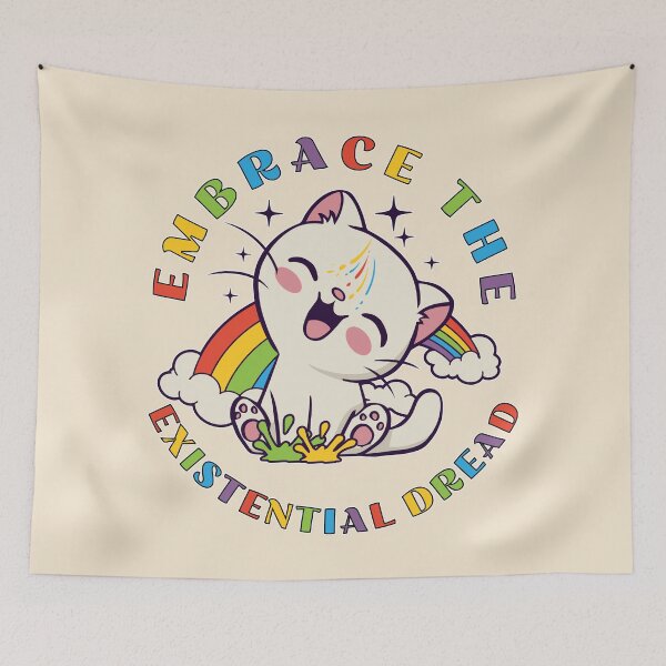 Item preview, Embrace the existential dread designed and sold by onemoremask.