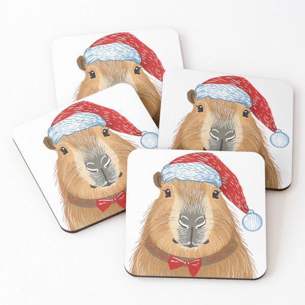 Item preview, Christmas Capybara  designed and sold by Len-adeu.