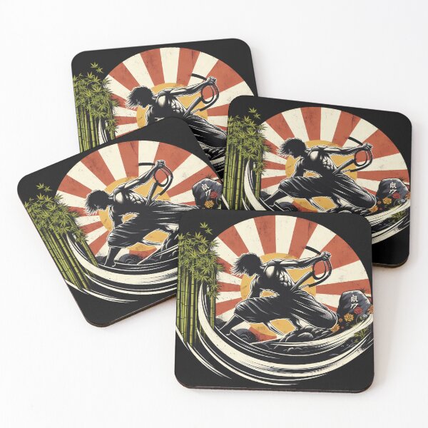 Item preview, Ninjutsu Fighter Japan Sun Circle Design designed and sold by RedDesignSyc.