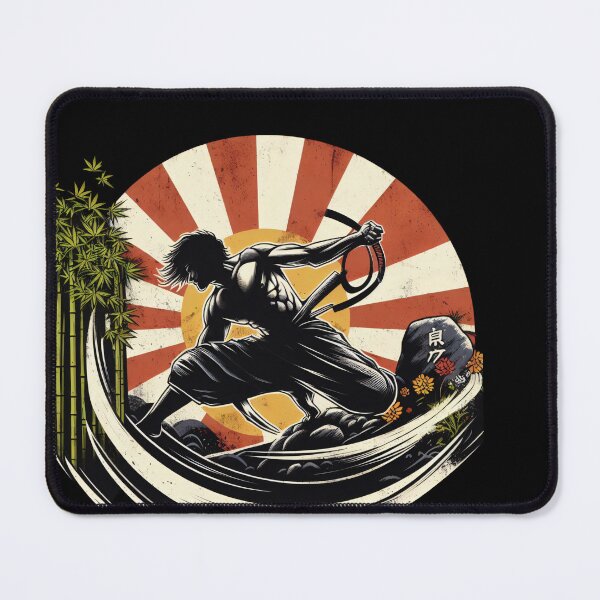 Item preview, Ninjutsu Fighter Japan Sun Circle Design designed and sold by RedDesignSyc.