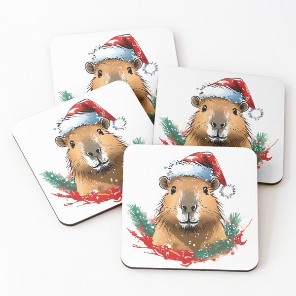Item preview, Christmas Capybara  designed and sold by Len-adeu.