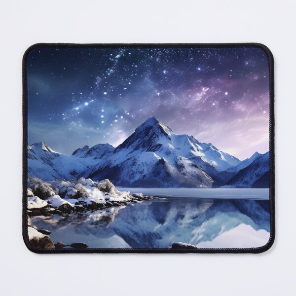 Item preview, Iceland landscape with aurora night sky in long exposure - Landscape photography designed and sold by TheArtistOf2022.