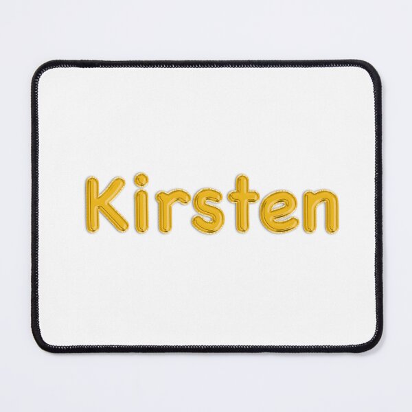 Item preview, Golden Balloon Foil Kirsten Name Label designed and sold by NormadWorld.