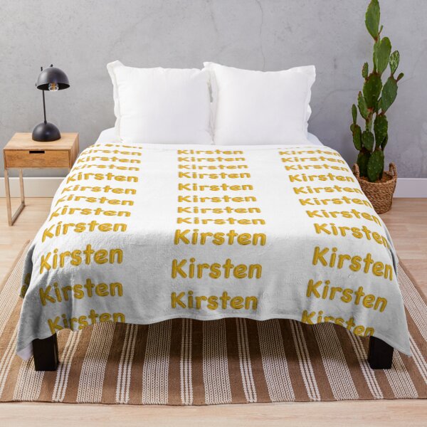Item preview, Golden Balloon Foil Kirsten Name Label designed and sold by NormadWorld.