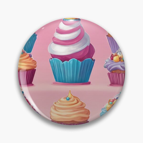 Item preview, Cute Cupcake Kingdom: Cupcakes ruling over a kingdom with frosting towers. designed and sold by CristyAV.