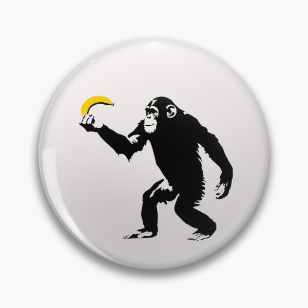 Artikelvorschau, Banksy Bananenaffe entworfen und verkauft von decmrArtistic.