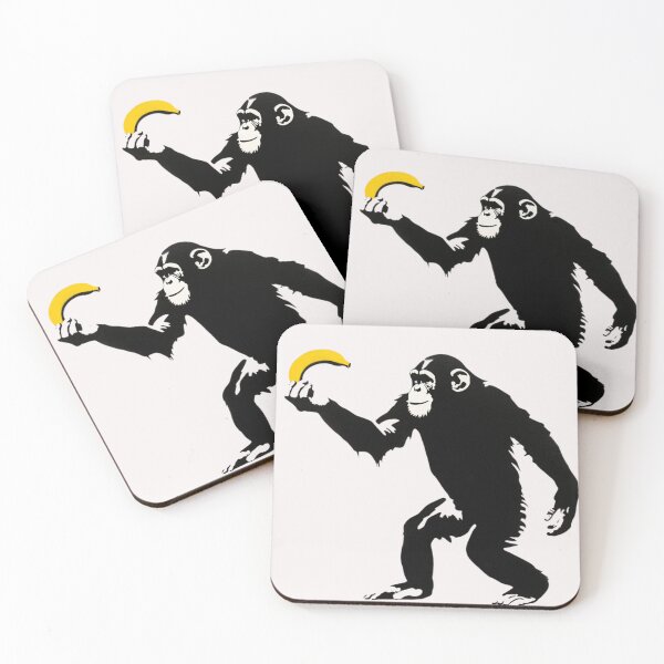 Item preview, Banksy Banana Monkey designed and sold by decmrArtistic.