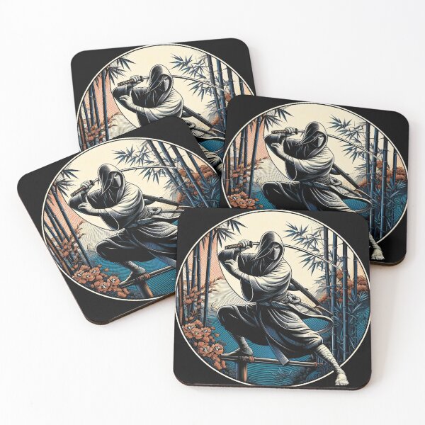 Item preview, Ninjutsu Fighter Bambus Circle Design designed and sold by RedDesignSyc.