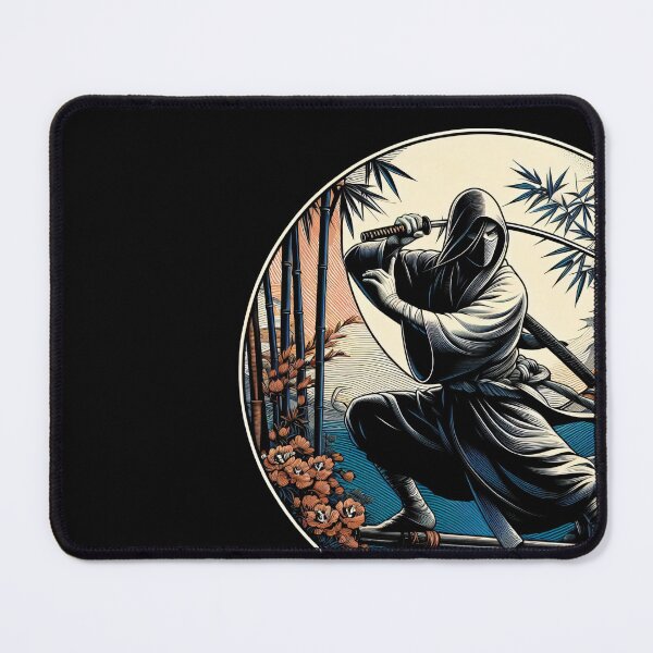 Item preview, Ninjutsu Fighter Bambus Circle Design designed and sold by RedDesignSyc.