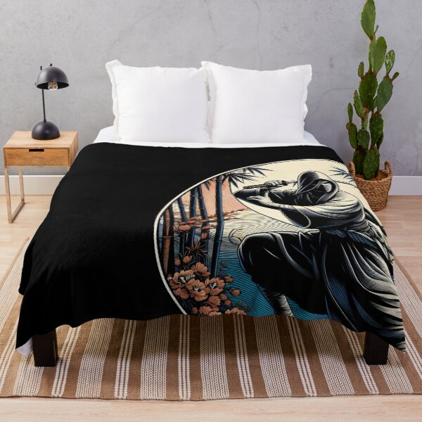 Item preview, Ninjutsu Fighter Bambus Circle Design designed and sold by RedDesignSyc.