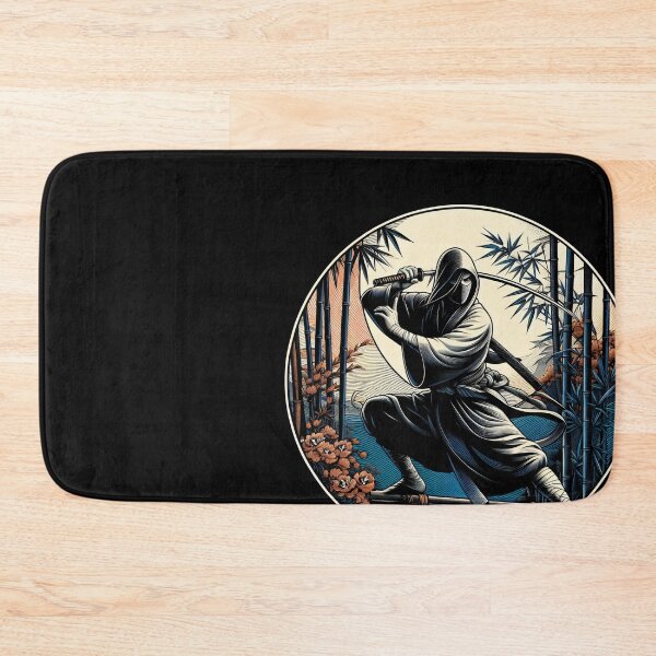 Item preview, Ninjutsu Fighter Bambus Circle Design designed and sold by RedDesignSyc.