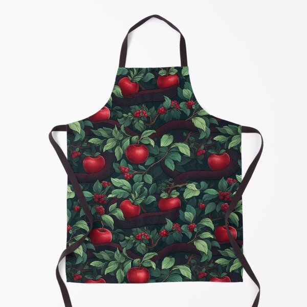 Item preview, Garden of Eden Snakes & Apples Pattern designed and sold by curiographer.