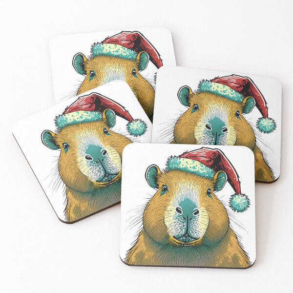 Item preview, Christmas Capybara  designed and sold by Len-adeu.