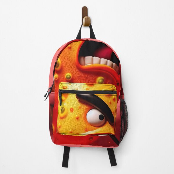Item preview, Angry Microbe: Cartoon-like bacteria in orange designed and sold by Girih.