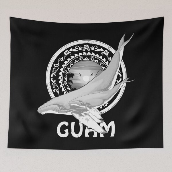 Item preview, Guam humpback whale designed and sold by NicGrayGraphic.