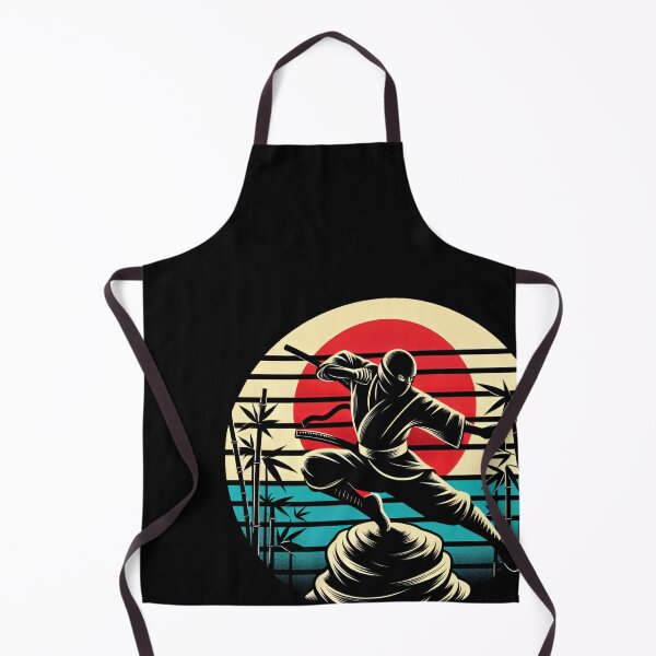Item preview, Ninjutsu Fighter Bamboo Flag Circle Design designed and sold by RedDesignSyc.